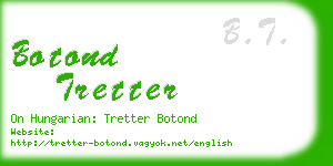 botond tretter business card